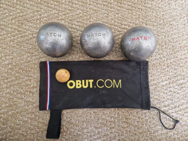 Pétanque Compétition Obut Match Triplette 700 Grammes Diam 73