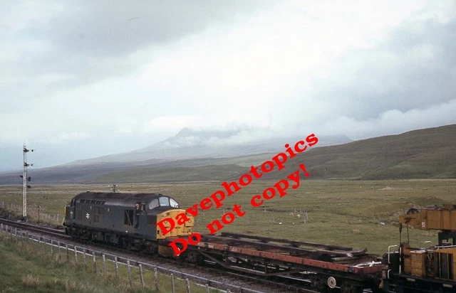 ORIGINAL 35MM Slide Diesel/Steam Train/Railway 37114 @ Achnasheen 18th ...
