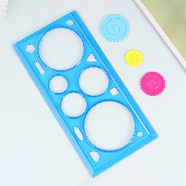 10Pcs Herrscher Malerei Kit Kreis Vorlage für Zeichnung Formen
