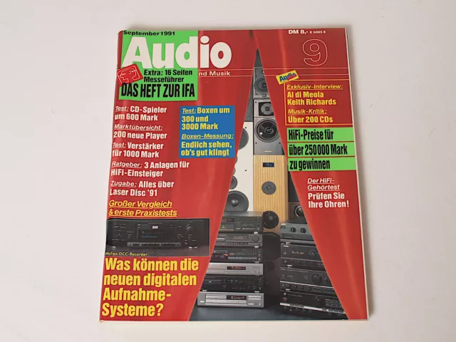 Audio September 9/1991 HiFi-Magazin
