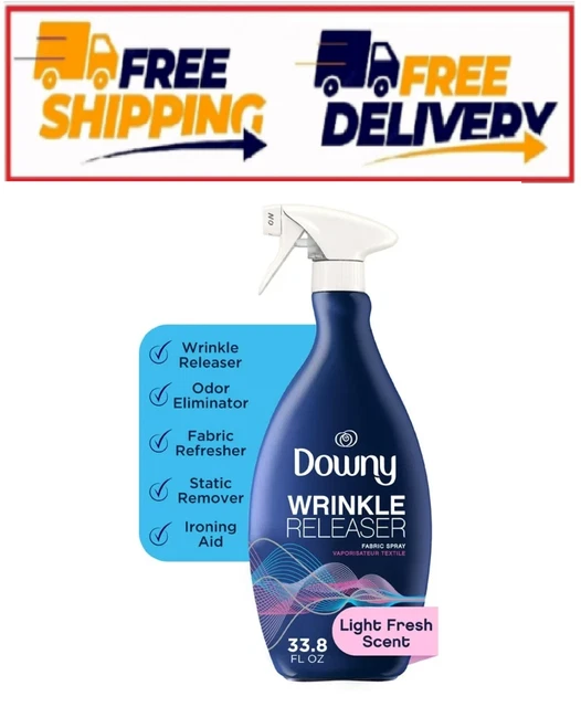 DOWNY WRINKLE RELEASER and Refresher Fabric Spray, Starch Alternative ...