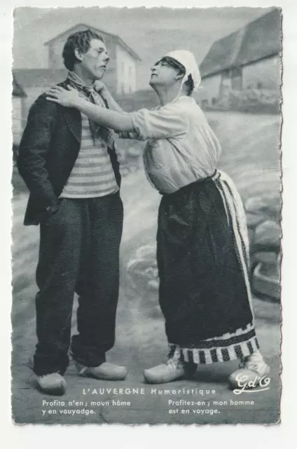 Auvergne Humoristique - Puy de Dome - CPA 63 - mon homme est en voyage