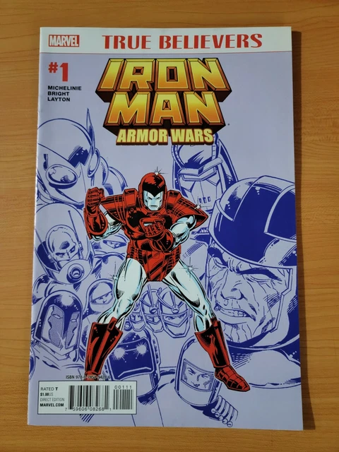 True Believers: Iron Man Armor Wars #1 ~ NEAR MINT NM ~ 2015 Marvel Comics