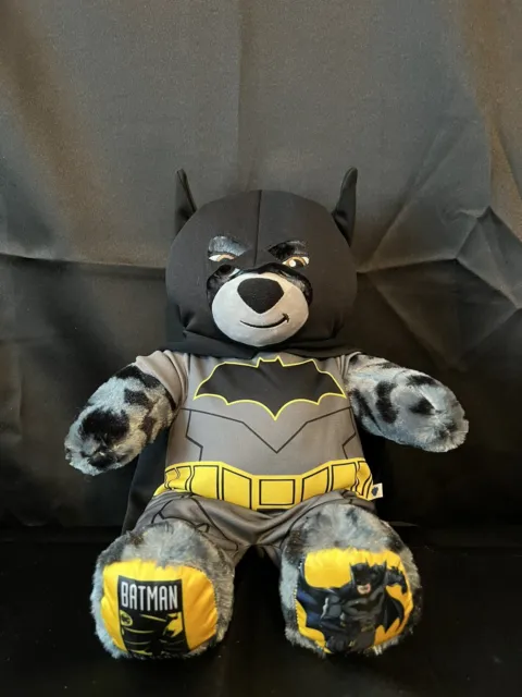 Build A Bear Batman, Joker, and Harley Quinn with Build A Bear Batmobile