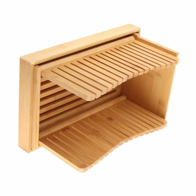 BAMBOO FOLDABLE BREAD Slicing Guide Loaf Cutting Guide Slicing Maker