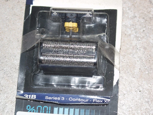 Kombipack 31b Scherblatt + Messerblock für Braun Series3 380 5000/6000 Serie
