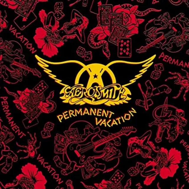 AEROSMITH Permanent Vacation BANNER HUGE 4X4 Ft Fabric Poster Tapestry Flag art