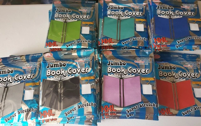 25 X Pack It's Academic Premium Jumbo Book Covers XXL Books up to 10”W x 15”H