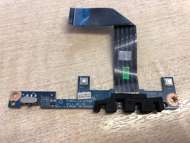 Lenovo Ideapad G770 G780 LED & Touchpad Maus Tasten Brett LS-6758P