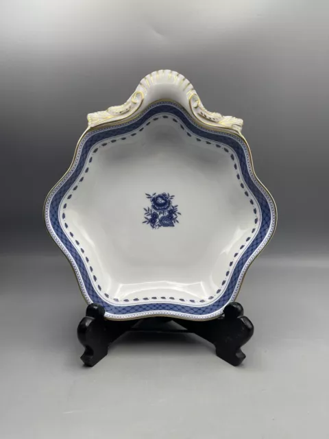 Mottahedeh Indigo Scallop Shell Dish Bowl