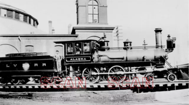 2D315 2NDGEN RP 1905/1960s LEHIGH VALLEY RAILROAD 440 LOCO #24 ' ALASKA '