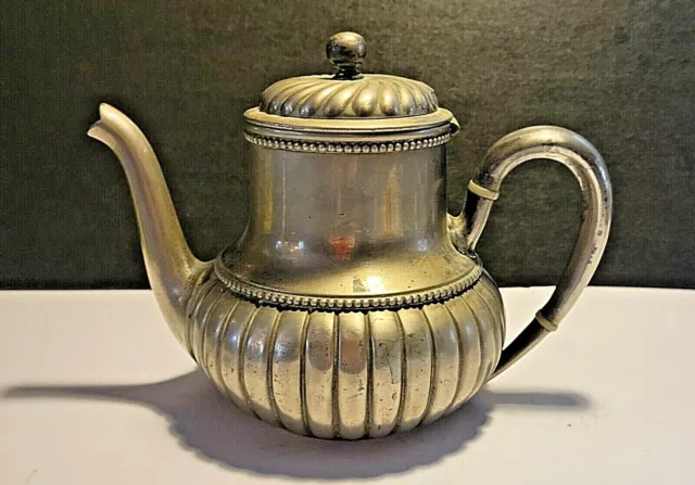 Antique Silver Plate Coffee Pot Wilcox Silver Plate Co. 1870'S, Meriden, Conn.