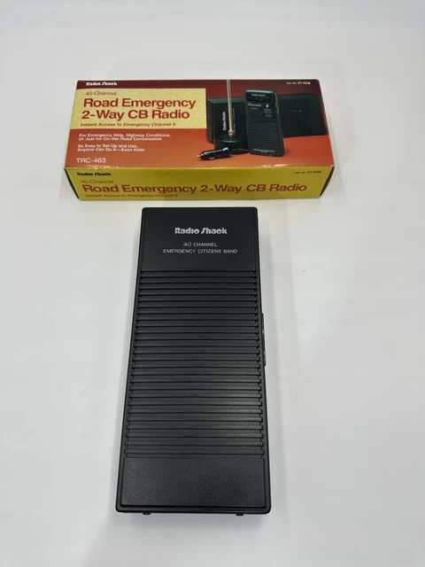 NEW VINTAGE CB Radio Radio Shack 40-Channel 2-Way TRC-463 Old Stock $34 ...