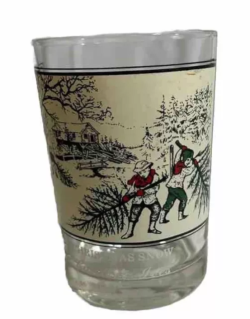 Currier & Ives "CHRISTMAS SNOW"  Arby's New York Museum Collector's Series 