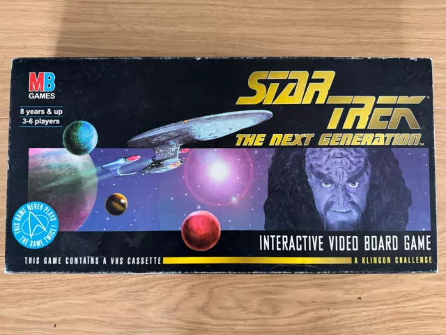 Star Trek The Next Generation Interactive Video Board Game A Klingon Challenge