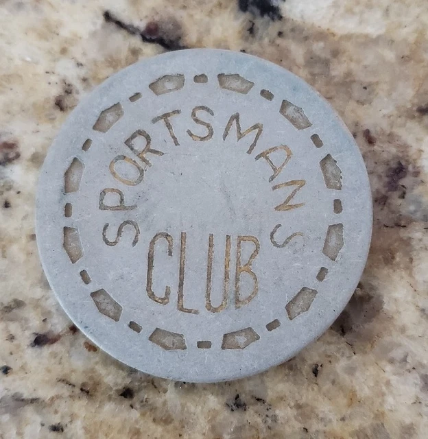 25 Cent Sportsman's Club Santa Maria California Casino Chip