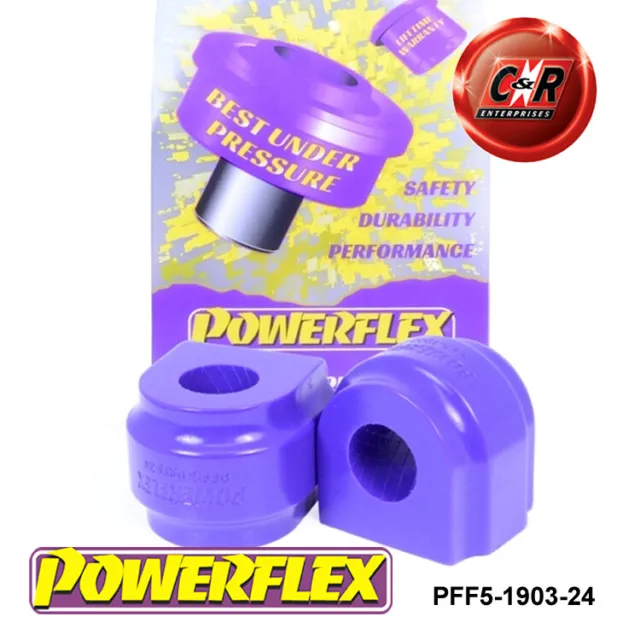 Boccole barra Powerflex FrRoll 24 mm per BMW F30, F31, F34 3 Serie 11- PFF5-1903-24