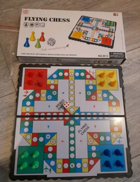 Ludo Flying Chess Board Game BRAND NEW