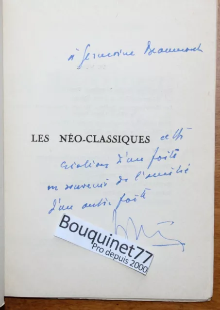 Envoi Auteur : Raymond Schaltin - Les Néo-Classiques - 1954 2