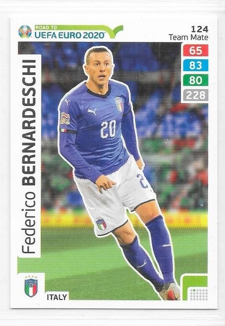 CARTE ADRENALYN XL Panini - Euro 2020 - Italie - Federico Bernardeschi