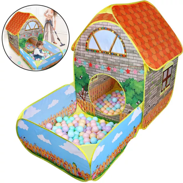 Spielzelt Spielhaus Babyzelt Bällebad Kinderzelt Ideal für Zuhause Garten Tasche