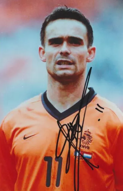 Marc Overmars original signiertes Foto 10 x 15 cm