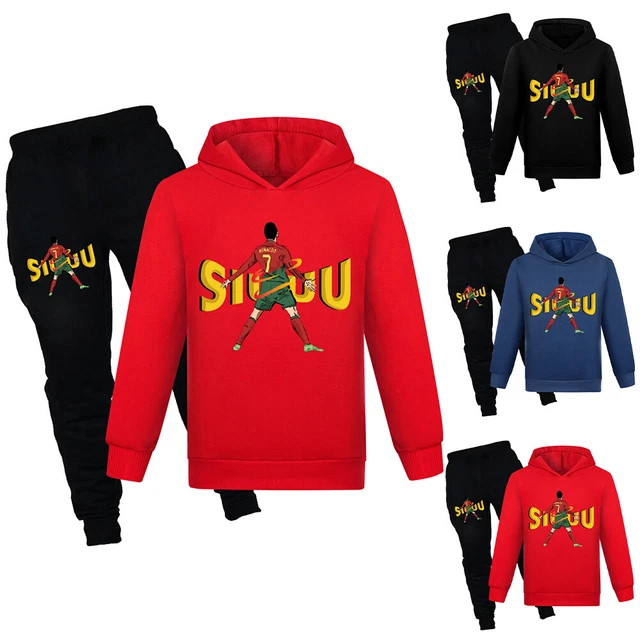 Felpa con cappuccio bambini ragazze ragazzi pullover tuta da jogging tuta da allenamento tuta sportiva