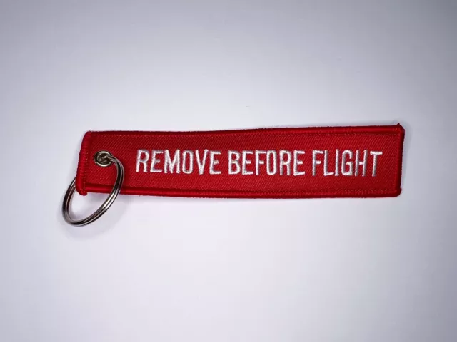 remove before flight schlüsselanhänger