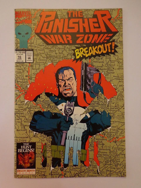 The Punisher War Zone Breakout Volume 1 #16 Marvel Comics June 1993 NM