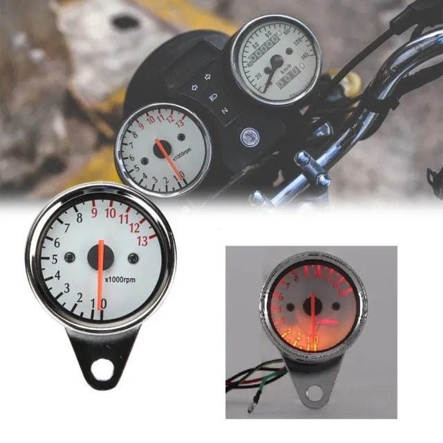 Motorcycle LED Gauge Tachometer 12V For Yamaha Road Star XV 1700 1600 FZ1 FZ6R