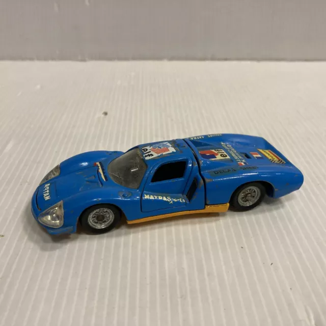 Véhicule miniature 1/43 POLITOYS n° 595 (1969) MATRA Sport 630 Made in Italy