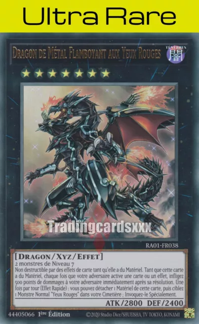 Yu-Gi-Oh! Dragon de Métal Flamboyant aux Yeux Rouges : UR RA01-FR038