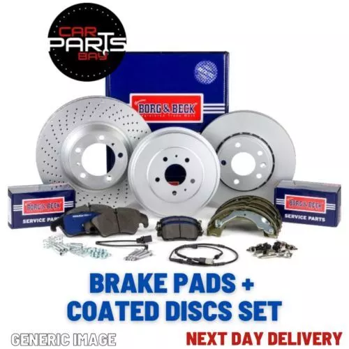 Borg & Beck Front Discs & Pads For Citroen C1 Peugeot 107 108 Toyota Aygo *New*