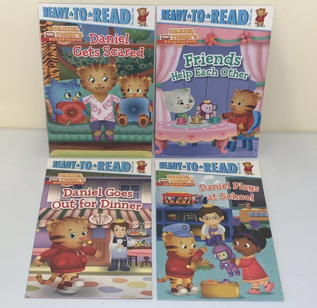 Lot of 4 Ready To Read Pre-Level One Daniel Tiger’s Neighborhood Books New