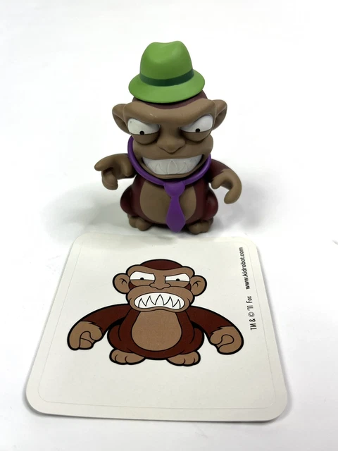 Kidrobot Family Guy Series 1 Evil Monkey W/ Accessories Mini Vinyl 3 Inch Figure Kidrobot Family Guy Series 1 Evil Monkey W/ Accessories Mini Vinyl 3 Inch Figure