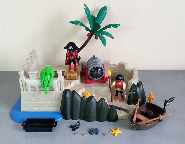 Gros Boulet De Canon Noir Playmobil Pirates - Accessoire Pour Sets 4007, 4133, 4424... - Occasion