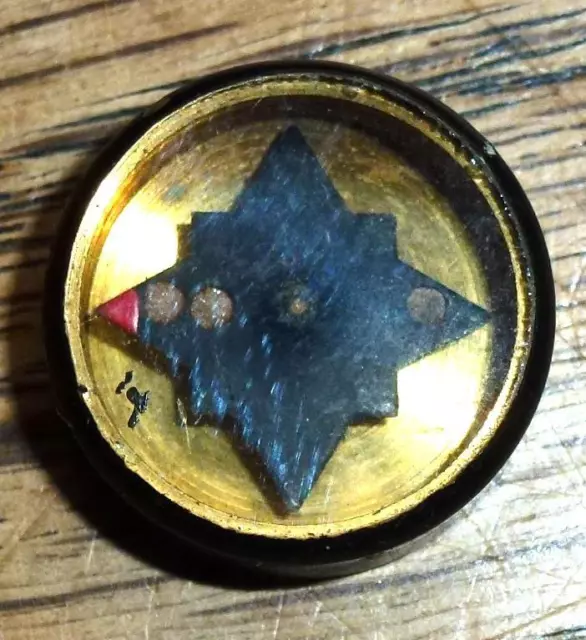 WW2 RAF Secret Escape and Evasion Tunic Button Compass. Original and Rare