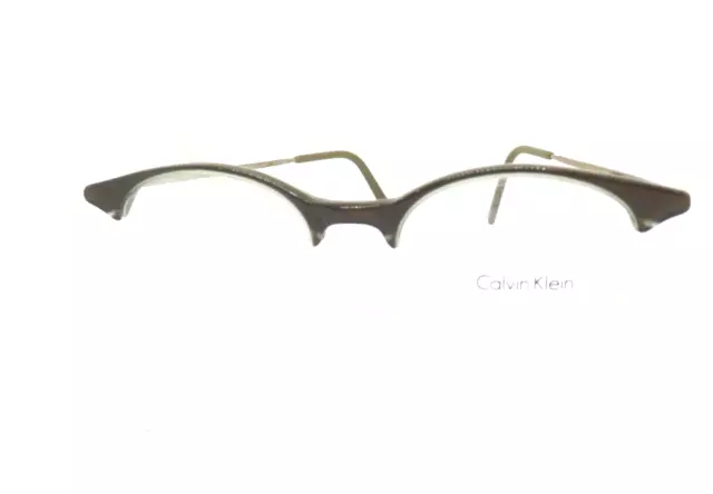 CALVIN KLEIN Montatura per occhiali da vista uomo donna plastica piccoli VERDE