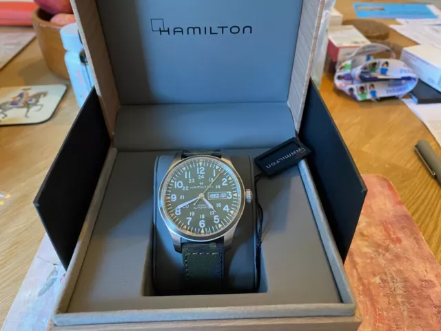 NEW & UNUSED - Hamilton Khaki Field Day Date Men's Automatic Watch H70535061