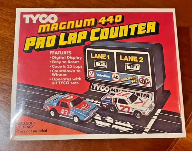 TYCO MAGNUM 440 HO Slot Car Track Pro Lap Counter #6785 SEALED New Old Stock