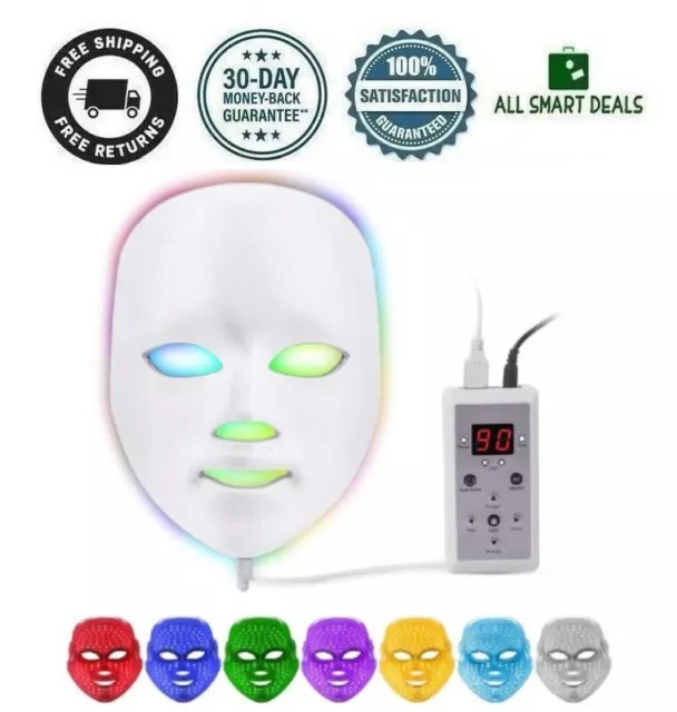 Mascara De Terapia De Fotones Para La Cara Rostro Reducir Arrugas Belleza Piel