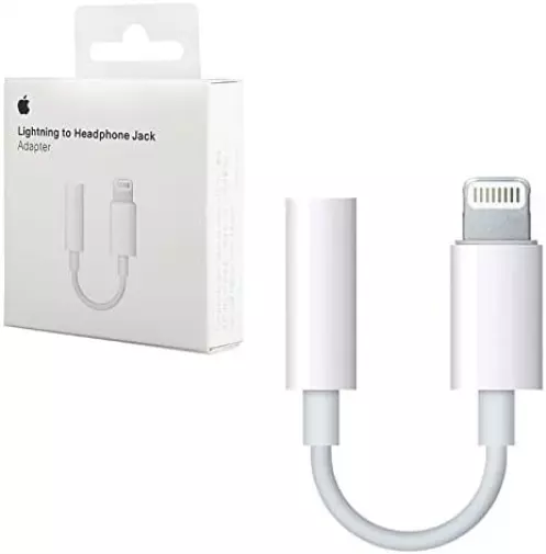 Apple Lightning To 3.5 Mm Headphone Jack Adapter - Lightning To Hea... NEU 3