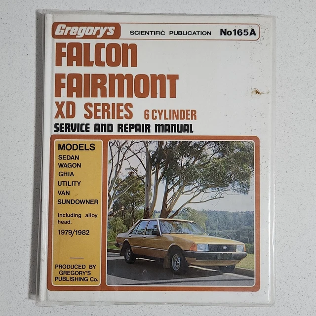 FORD FALCON FAIRMONT XD SERIES Genuine Vintage Service & Repair Manual