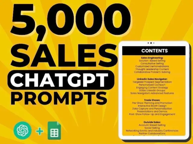 5 000 invites ChatGPT de vente - Invites ChatGPT pour la prospection...