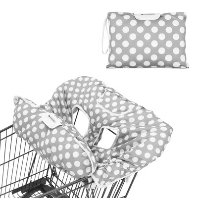 Coussin panier supermarché restaurant Housse protège chariot chaise haute pour enfant avec ceinture Navaris Protection caddie pour bébé 