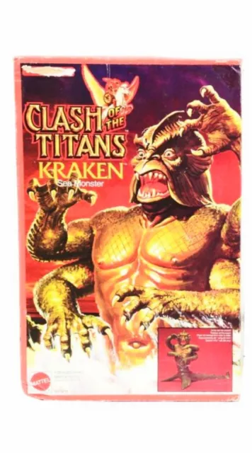 1980 Mattel Clash of the Titans Boxed Action Figure - Kraken Sea Monster