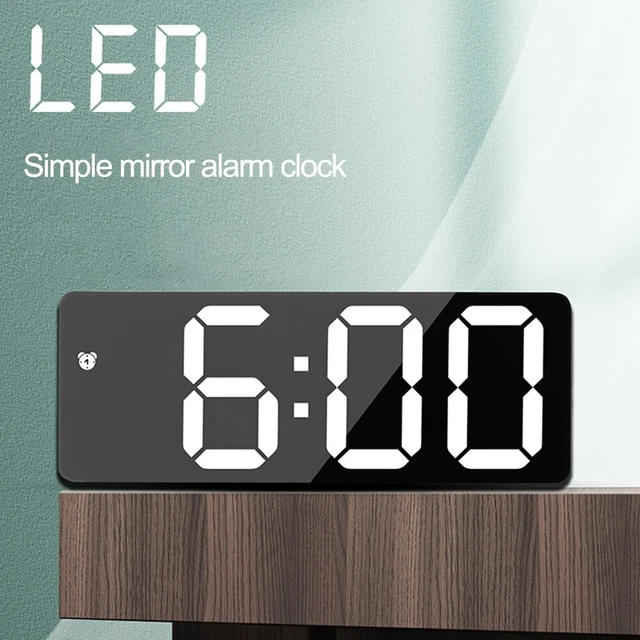 Sveglia Orologio Digitale LED Orologi LED Display Temperatura Giorno Vetrina