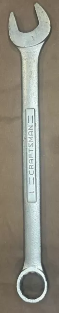 Vintage Craftsman 1" Combination Wrench USA made VV-44705 1 inch