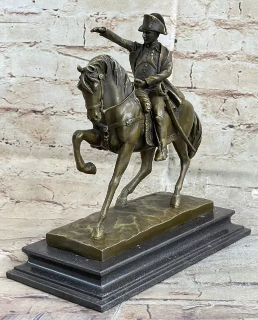 Bronze Sculpture European Design Napoleon Crossing the Alps Hot Cast Statue Art