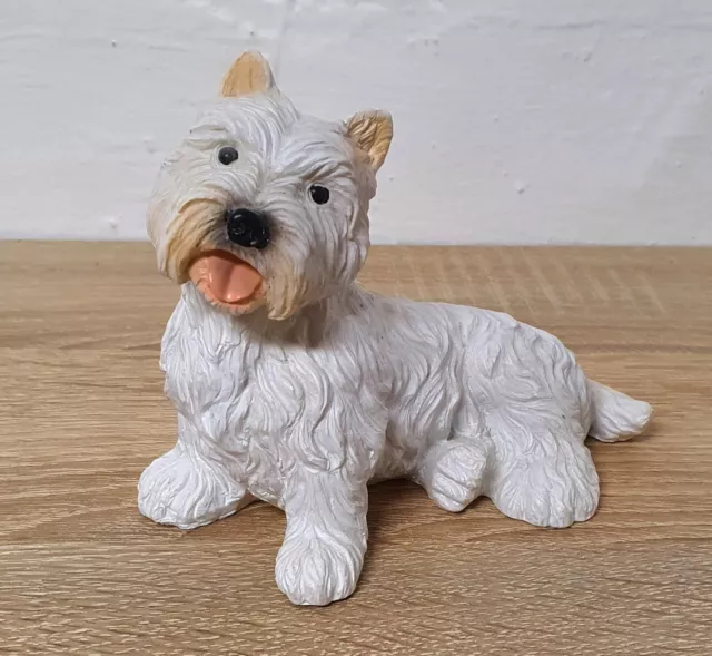 Schöne Deko Figur Hund Terrier Vintage
